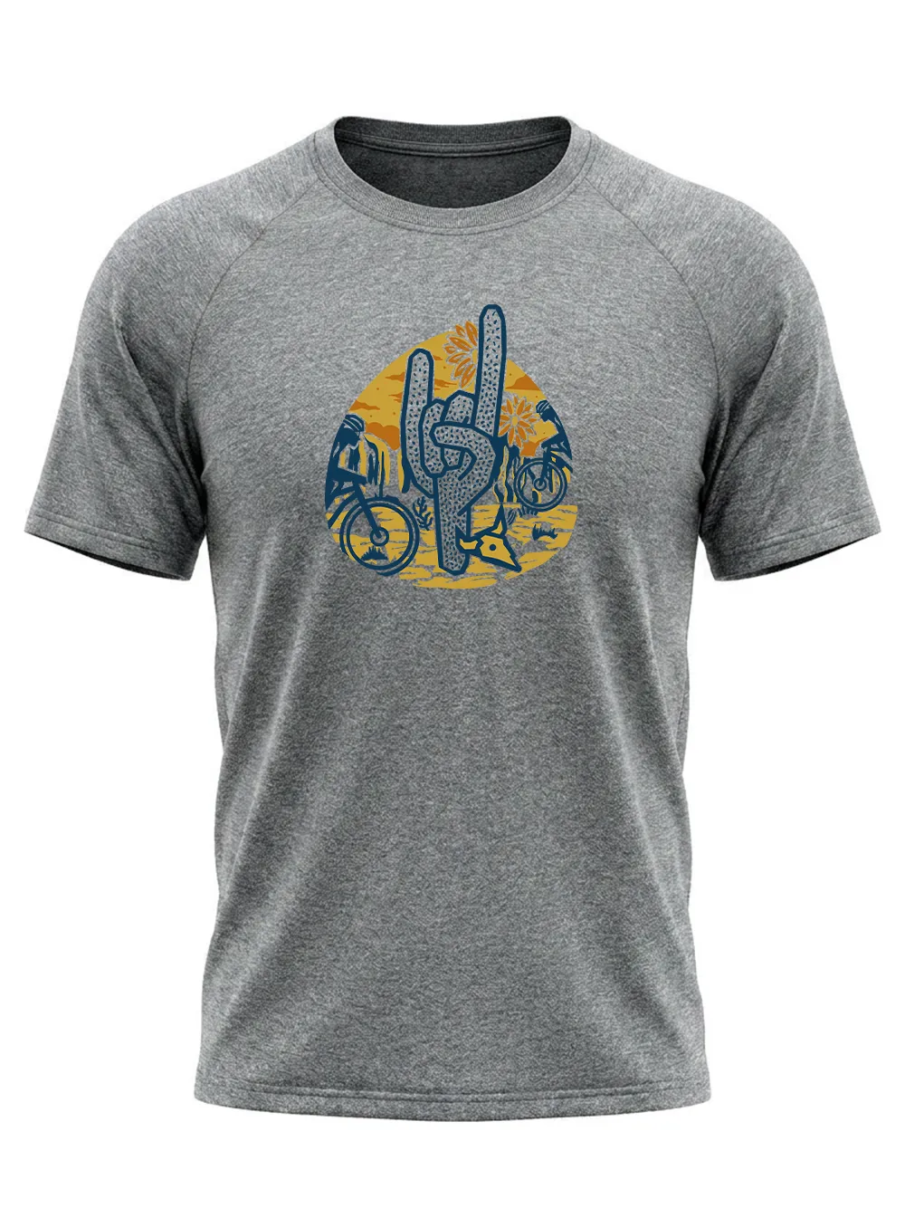Orionride Desert Cycling Short Sleeves Quick-Dry Training T-Shirt sold by Orionride