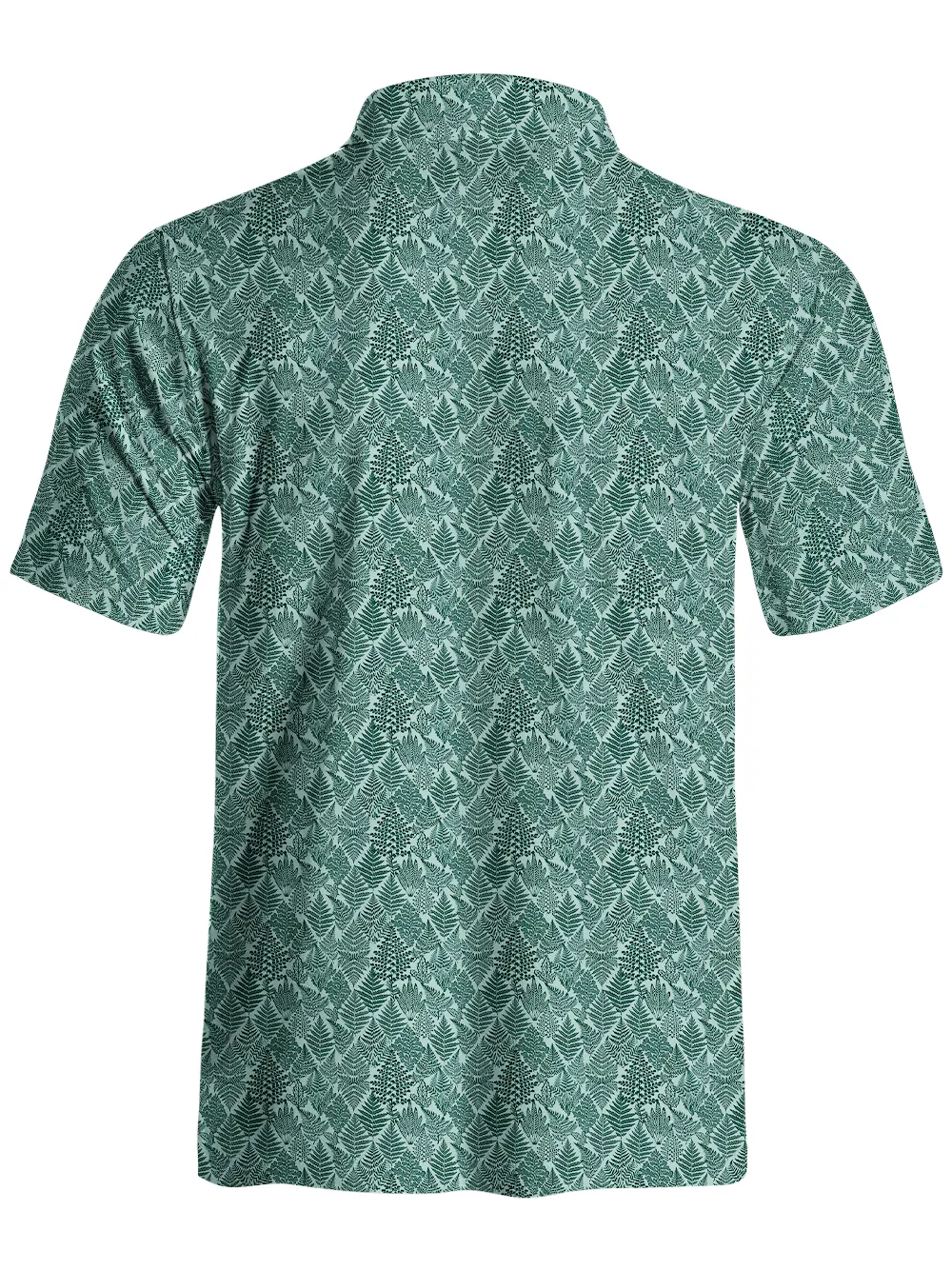 Orionride Geometric Ferns Men's Polo Shirt sold by Orionride product image thumbnail 2