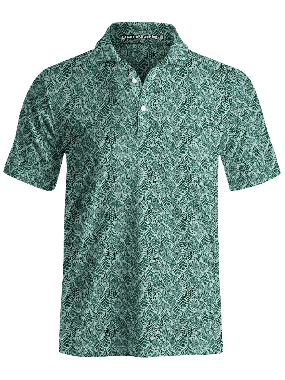 Orionride Geometric Ferns Men's Polo Shirt sold by Orionride