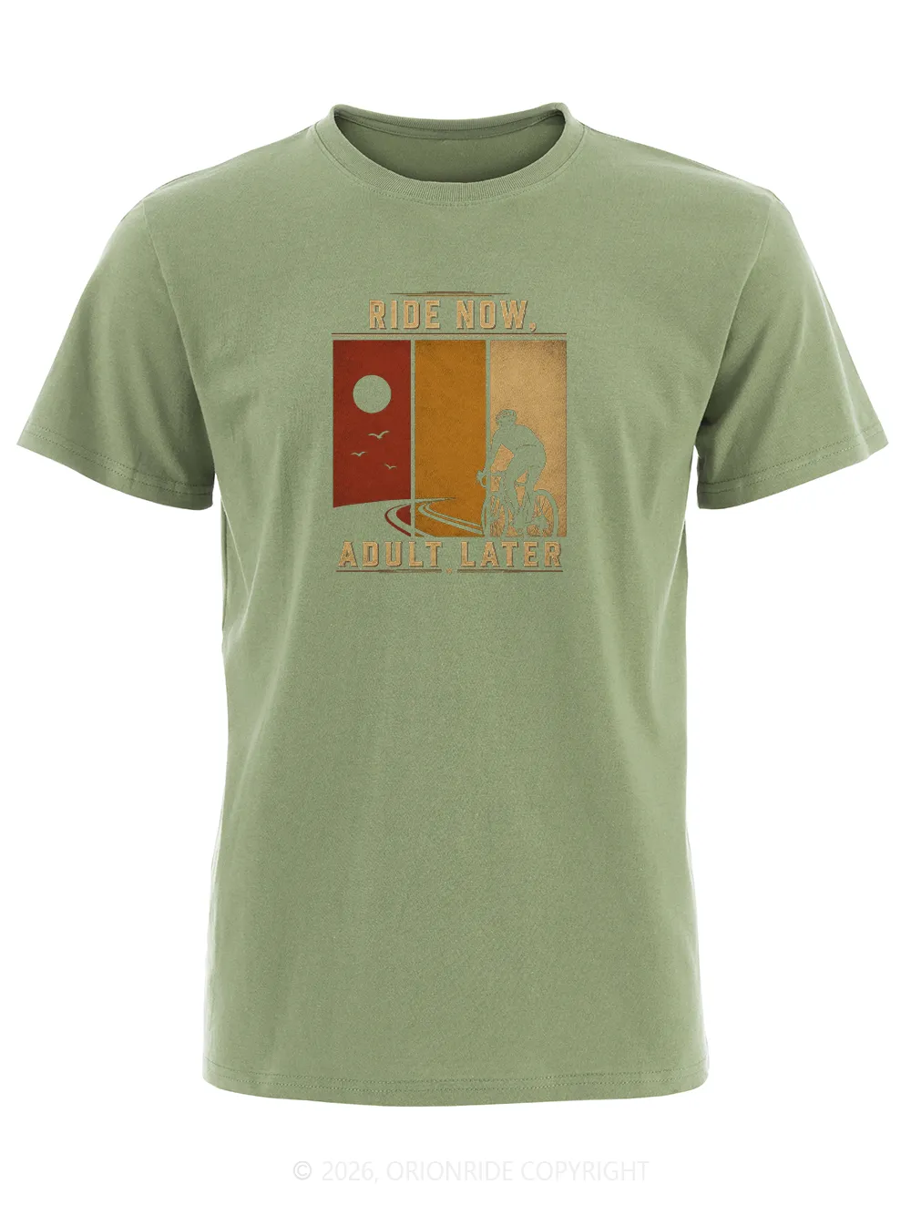 Orionride Ride Now Short Sleeves Bike T-Shirt sold by Orionride product image thumbnail 3