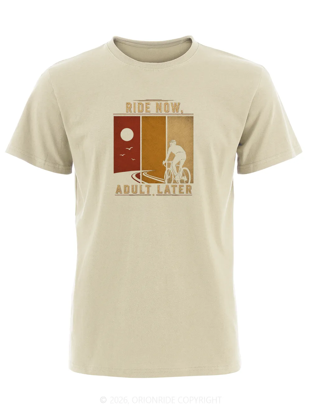 Orionride Ride Now Short Sleeves Bike T-Shirt sold by Orionride product image thumbnail 4