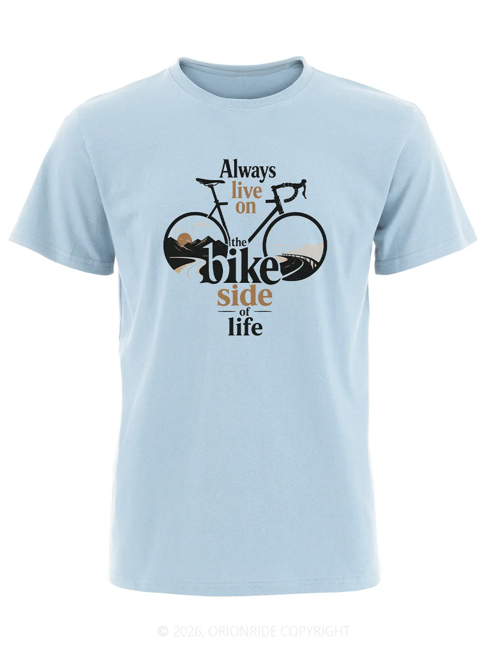 Orionride Journey Start Short Sleeves Bike T-Shirt sold by Orionride product image thumbnail 2