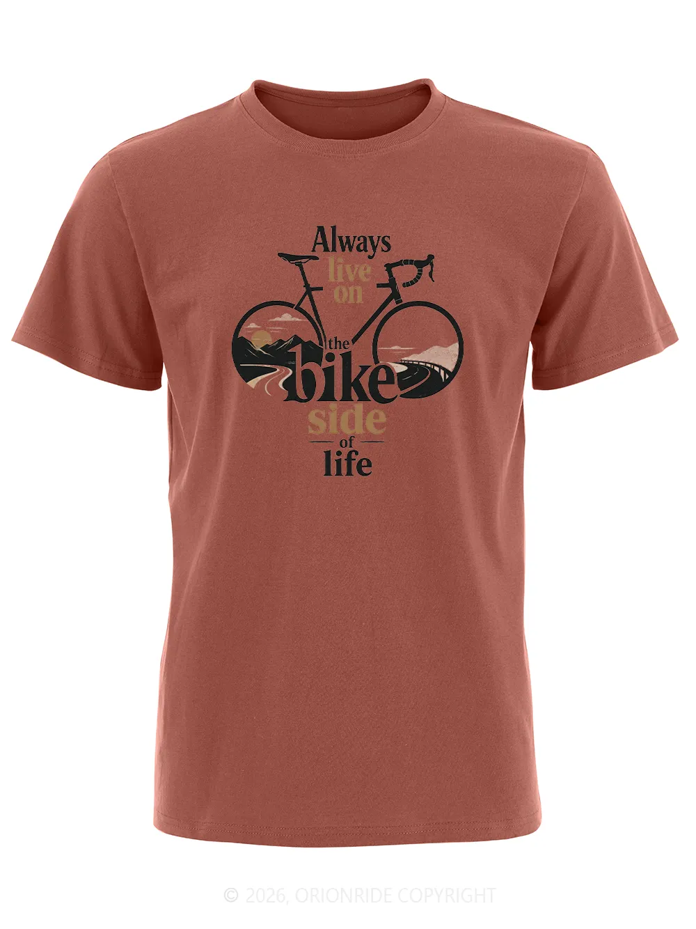 Orionride Journey Start Short Sleeves Bike T-Shirt sold by Orionride product image thumbnail 4