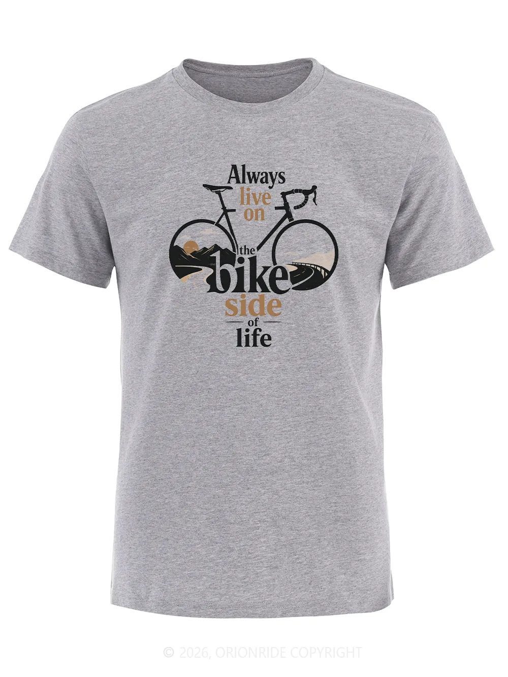 Orionride Journey Start Short Sleeves Bike T-Shirt sold by Orionride product image thumbnail 5