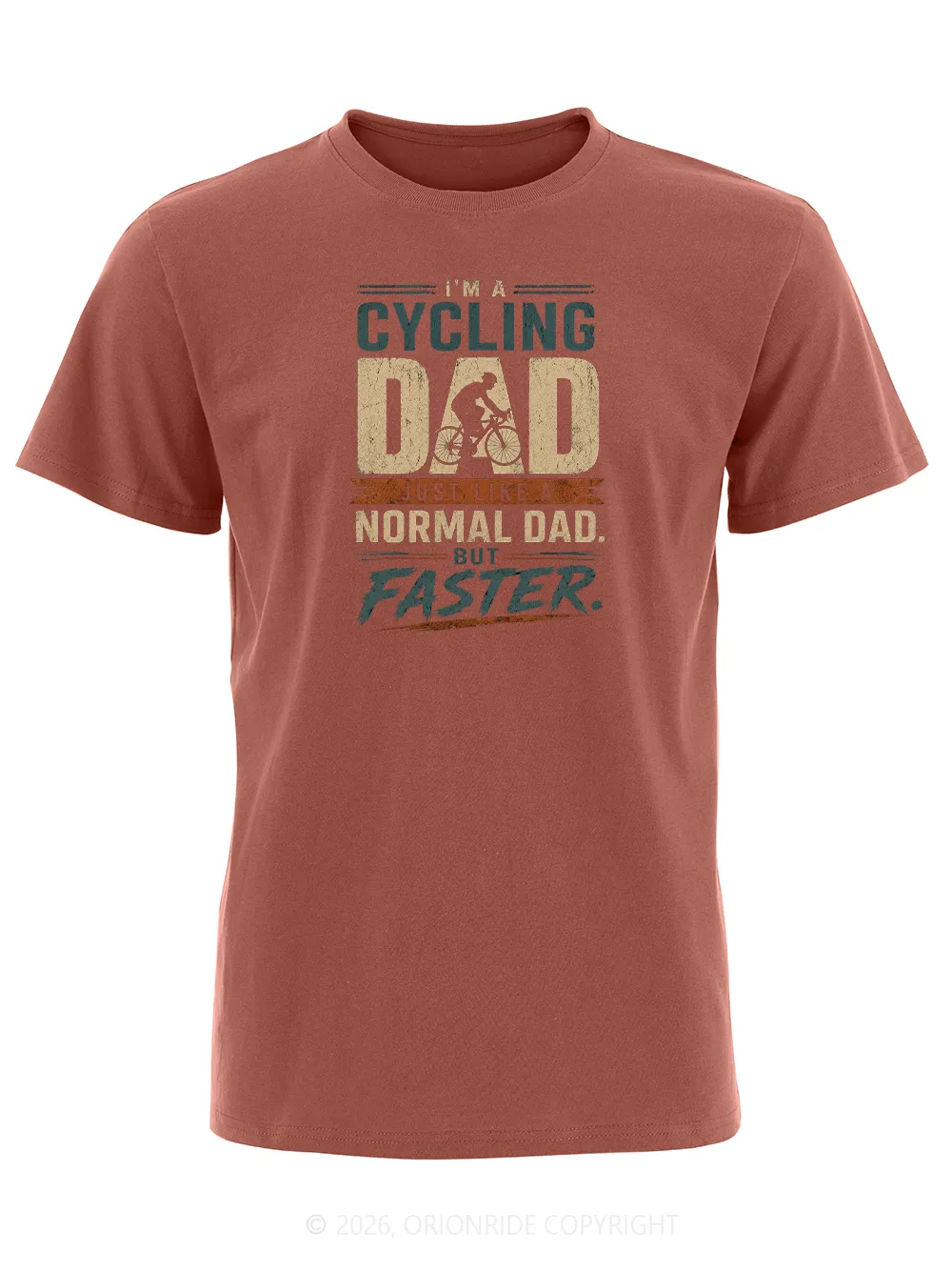 Orionride Cycling Dad Short Sleeves Bike T-Shirt sold by Orionride product image thumbnail 3