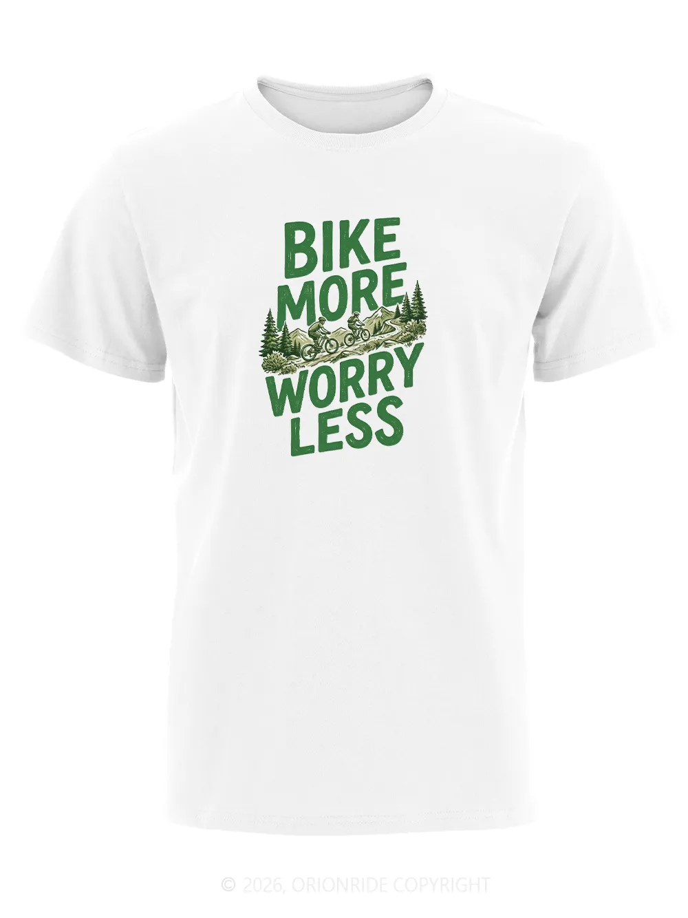 Orionride Cycling Is Therapeutic Short Sleeves Bike T-Shirt sold by Orionride product image thumbnail 5