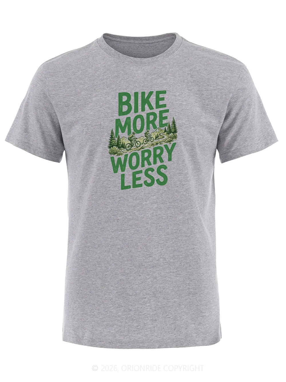 Orionride Cycling Is Therapeutic Short Sleeves Bike T-Shirt sold by Orionride product image thumbnail 3