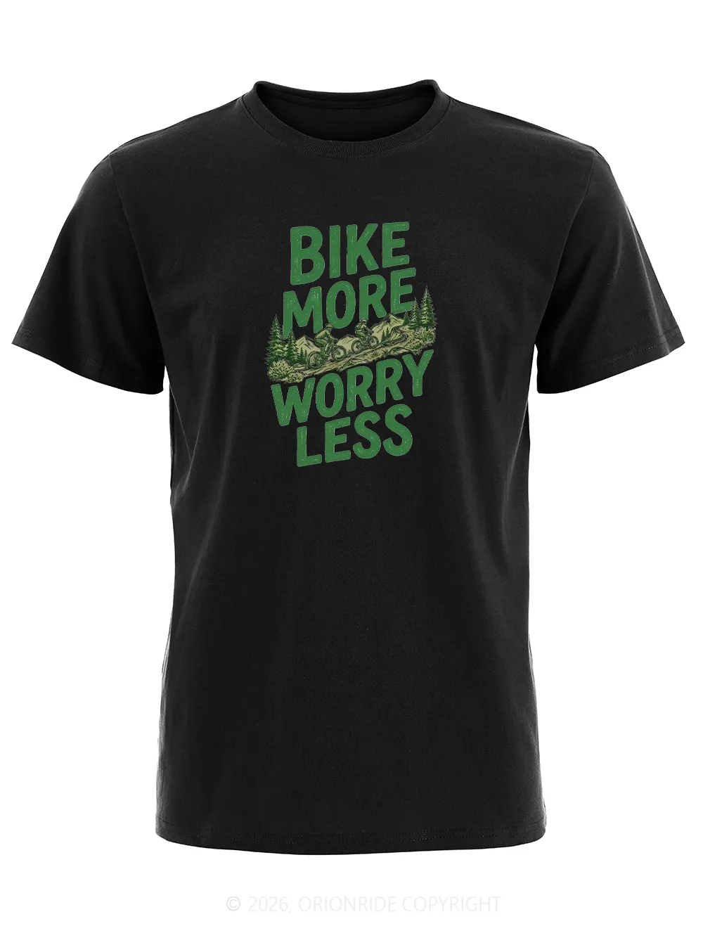 Orionride Cycling Is Therapeutic Short Sleeves Bike T-Shirt sold by Orionride product image thumbnail 4