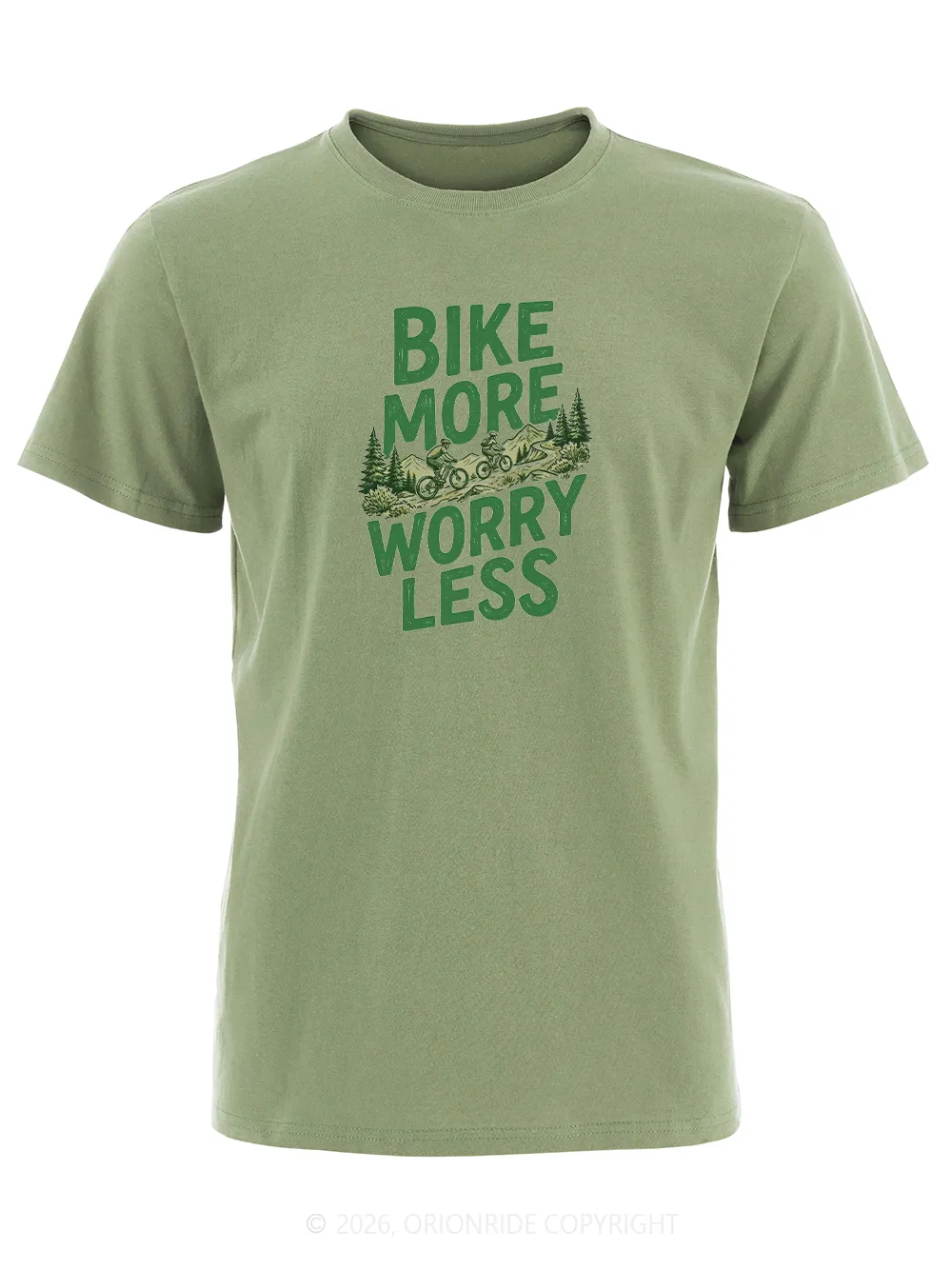 Orionride Cycling Is Therapeutic Short Sleeves Bike T-Shirt sold by Orionride product image thumbnail 2