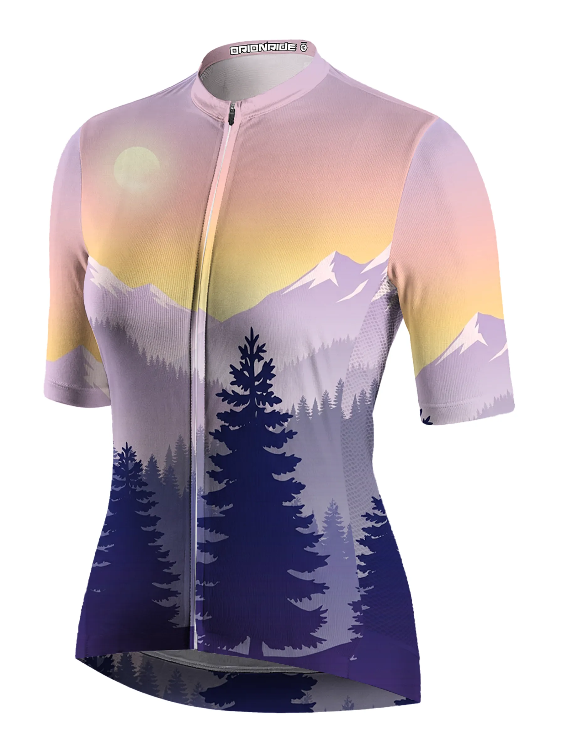 Orionride Sunrise In The Mountains Short Sleeves Women's Jersey sold by Orionride product image thumbnail 2