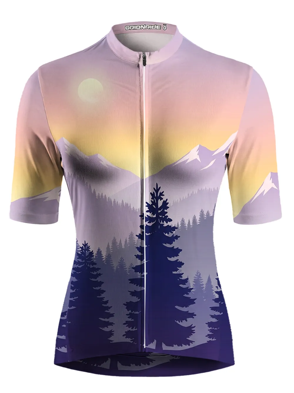 Orionride Sunrise In The Mountains Short Sleeves Women's Jersey sold by Orionride