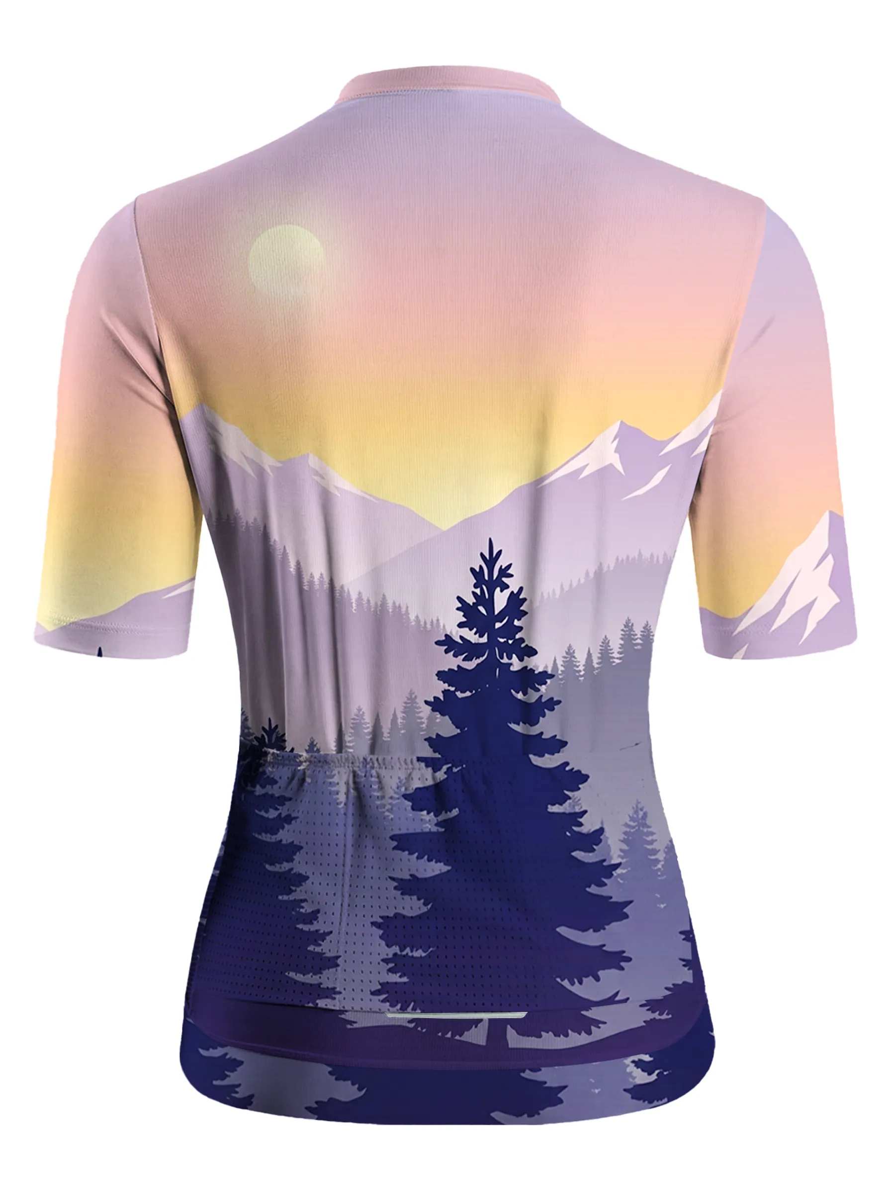 Orionride Sunrise In The Mountains Short Sleeves Women's Jersey sold by Orionride product image thumbnail 3