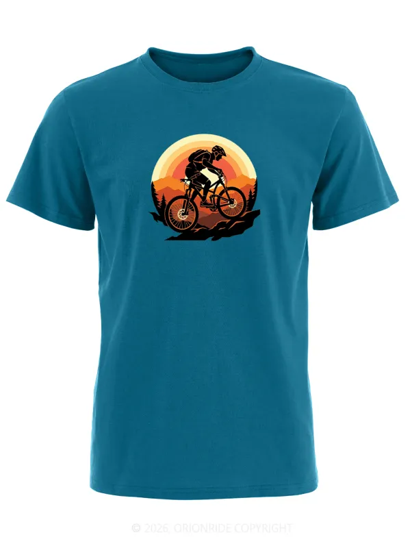 Orionride Golden Hour Short Sleeves Bike T-Shirt made by Orionride