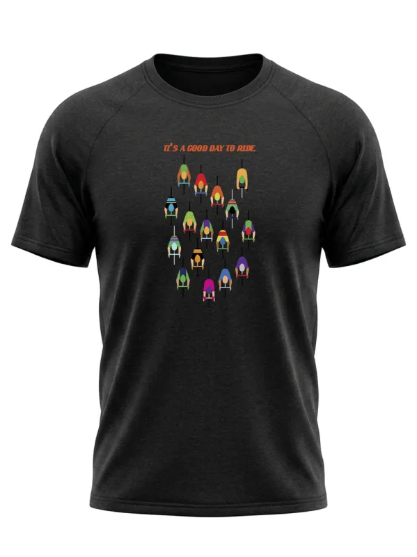 Orionride Good Day to Ride Short Sleeves Quick-Dry Training T-Shirt made by Orionride