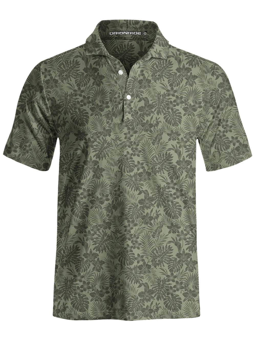 Orionride Frangipani Bushes Men's Polo Shirt sold by Orionride