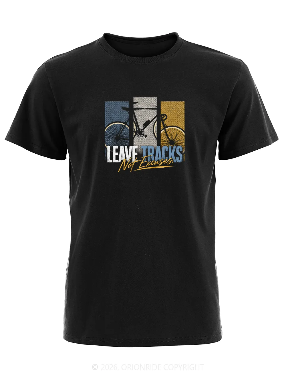 Orionride Leave Tracks Short Sleeves Bike T-Shirt sold by Orionride