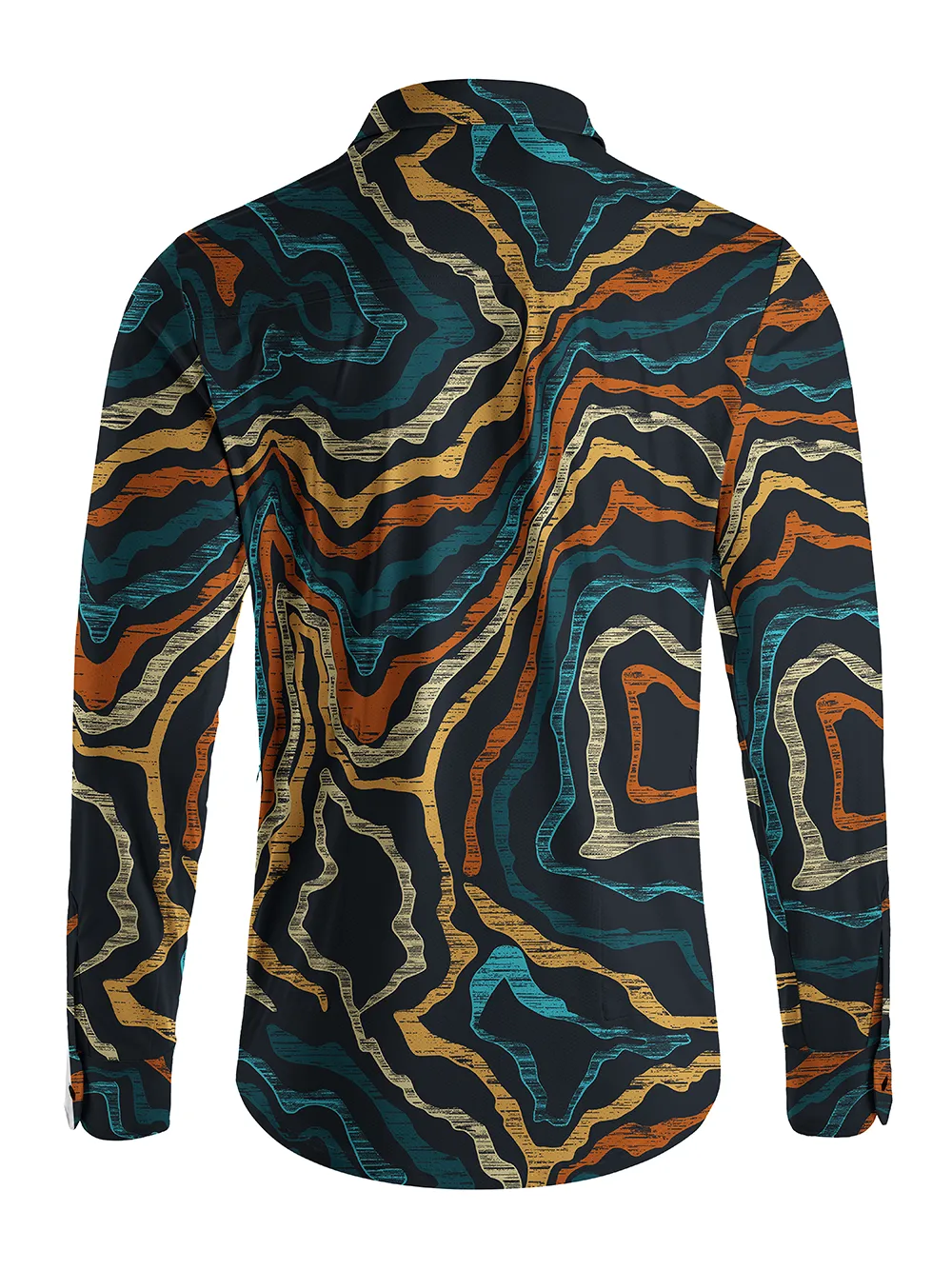 Orionride Desert Landform Men's Stretchy Breathable Long Sleeve Gravel Shirt sold by Orionride product image thumbnail 3