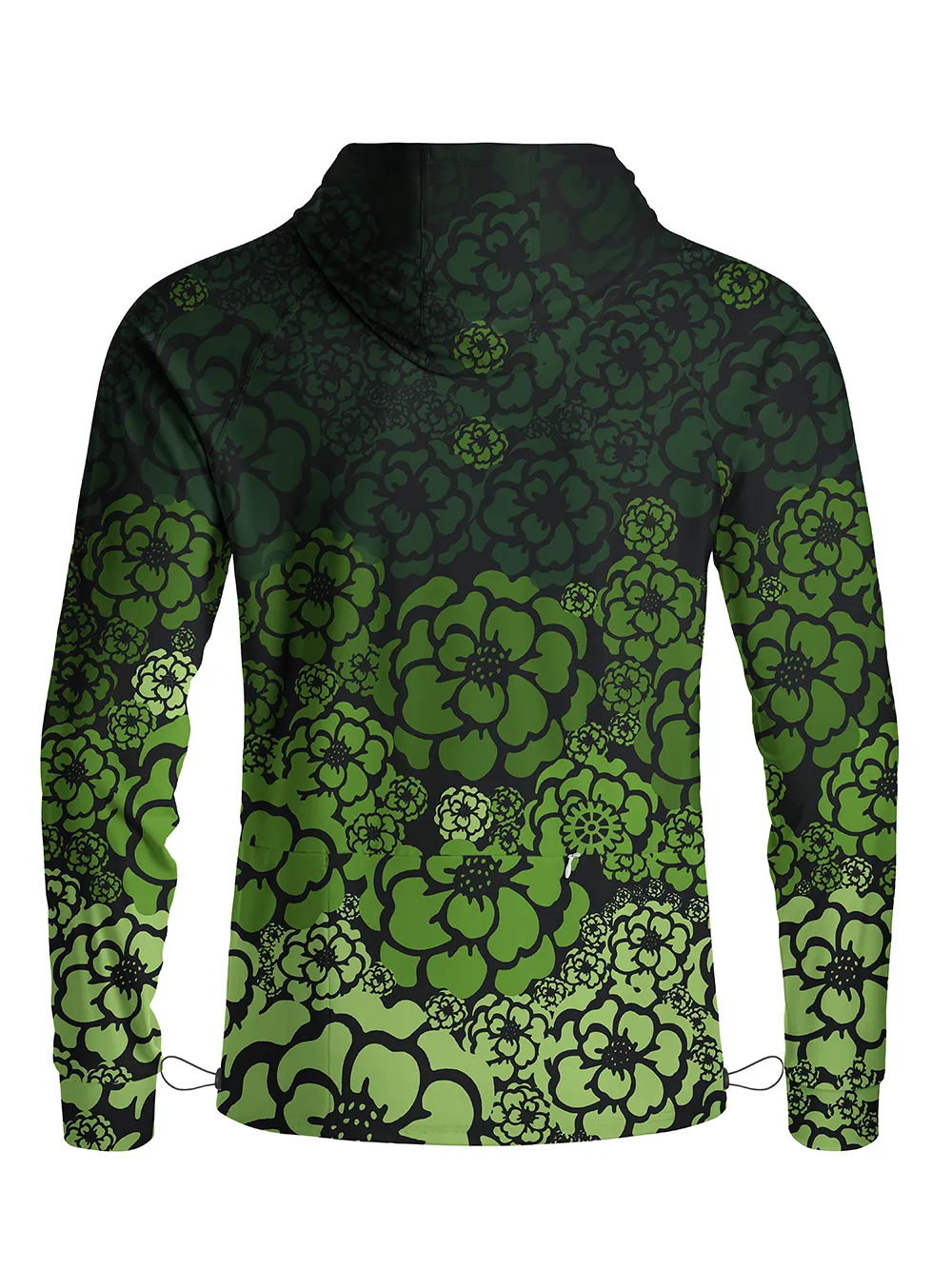 Orionride Green Life Long Sleeve Cycling Hoodie Shirt sold by Orionride product image thumbnail 3