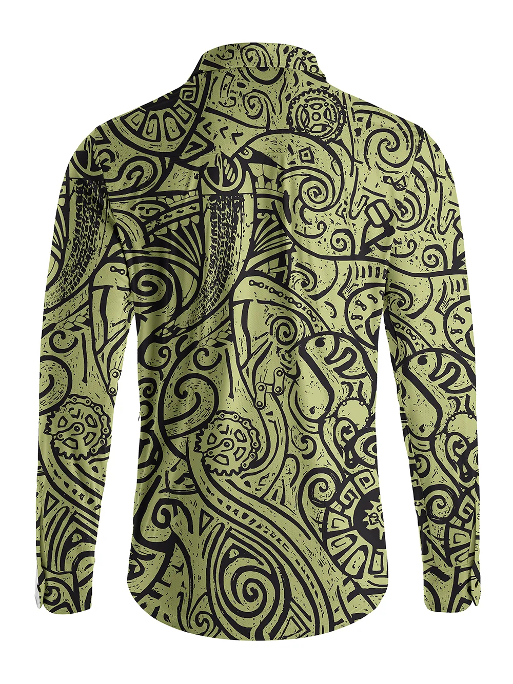 Orionride Vine Mark Men's Stretchy Breathable Long Sleeve Gravel Shirt sold by Orionride product image thumbnail 3