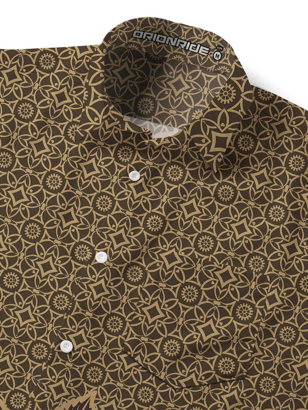 Orionride Taro Leaf Zipper Pockets Ultra Lightweight Short Sleeves Gravel Shirt sold by Orionride product image thumbnail 5