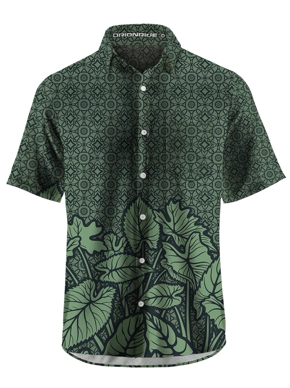 Orionride Taro Leaf Zipper Pockets Ultra Lightweight Short Sleeves Gravel Shirt sold by Orionride product image thumbnail 2