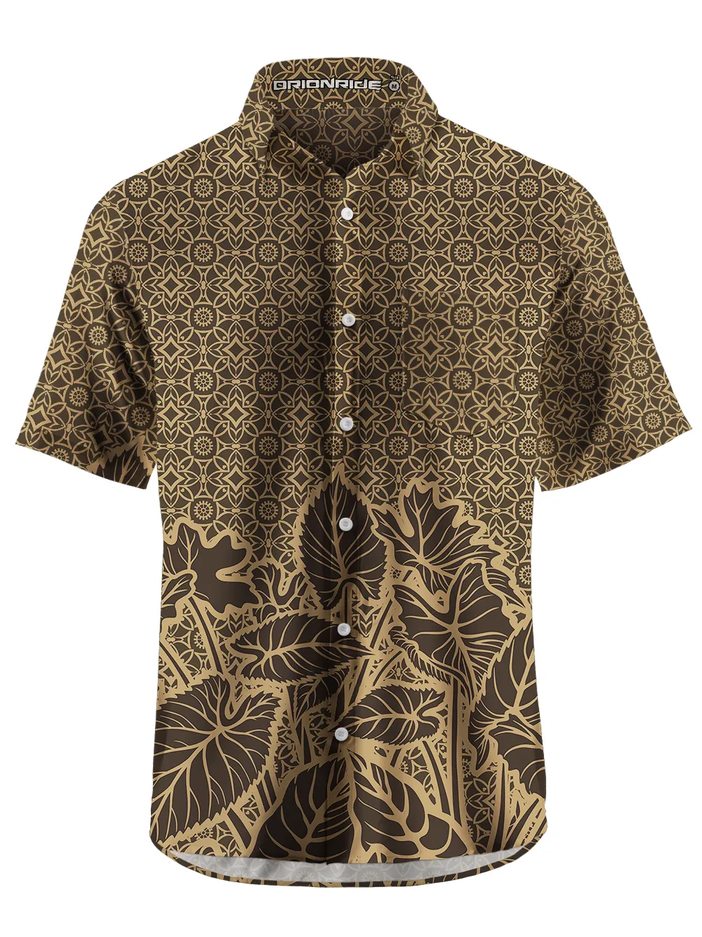 Orionride Taro Leaf Zipper Pockets Ultra Lightweight Short Sleeves Gravel Shirt sold by Orionride