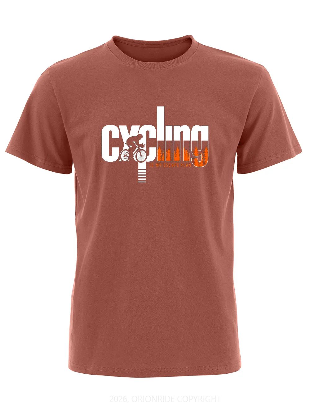 Orionride Escape Plan Short Sleeves Bike T-Shirt sold by Orionride product image thumbnail 4