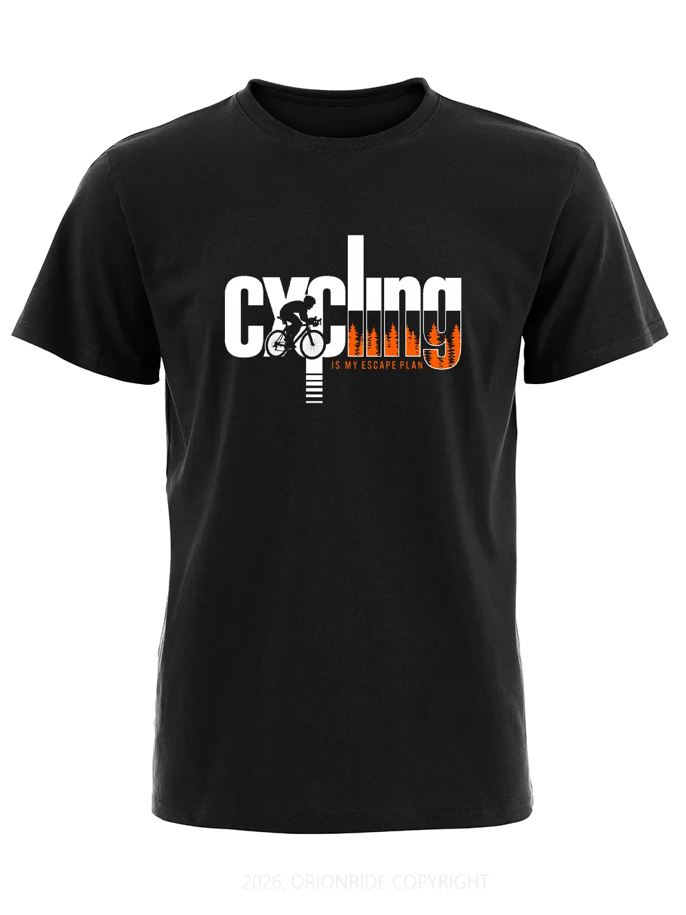 Orionride Escape Plan Short Sleeves Bike T-Shirt sold by Orionride product image thumbnail 3