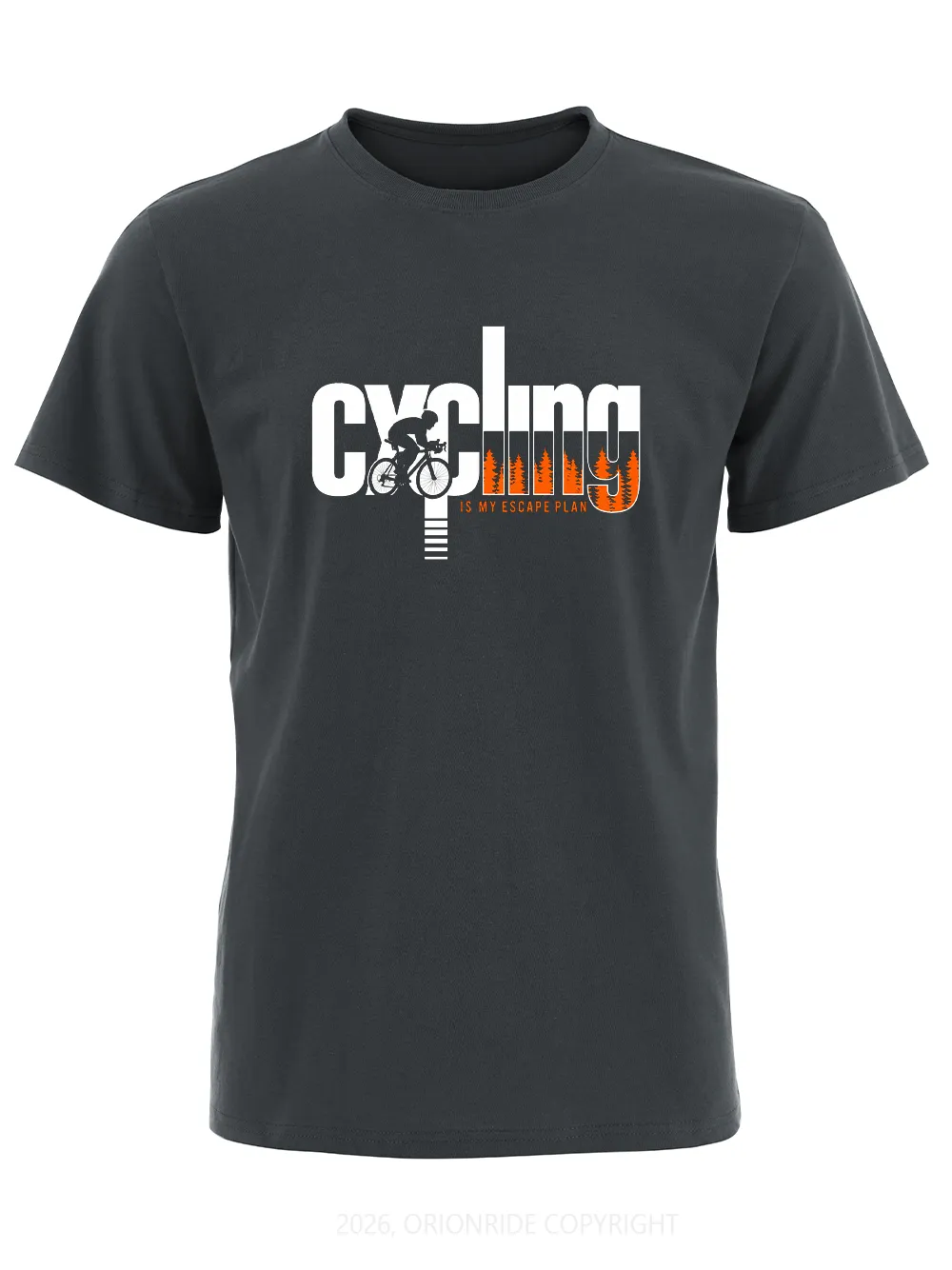 Orionride Escape Plan Short Sleeves Bike T-Shirt sold by Orionride product image thumbnail 2