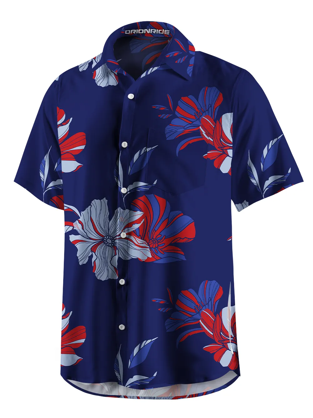 Orionride Artistic Leaf Zipper Pockets Ultra Lightweight Short Sleeves Gravel Shirt sold by Orionride product image thumbnail 3