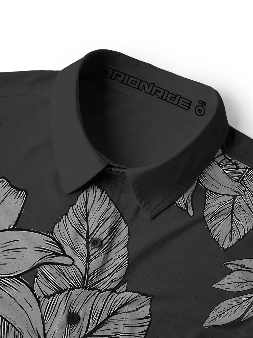 Orionride Shadow Flowers Men's Stretchy Breathable Long Sleeve Gravel Shirt sold by Orionride product image thumbnail 4
