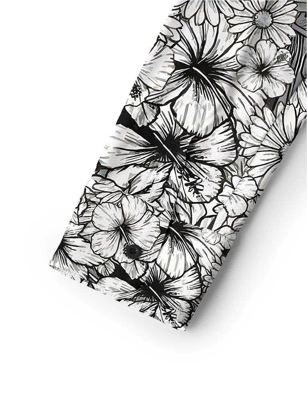 Orionride Shadow Flowers Men's Stretchy Breathable Long Sleeve Gravel Shirt sold by Orionride product image thumbnail 5