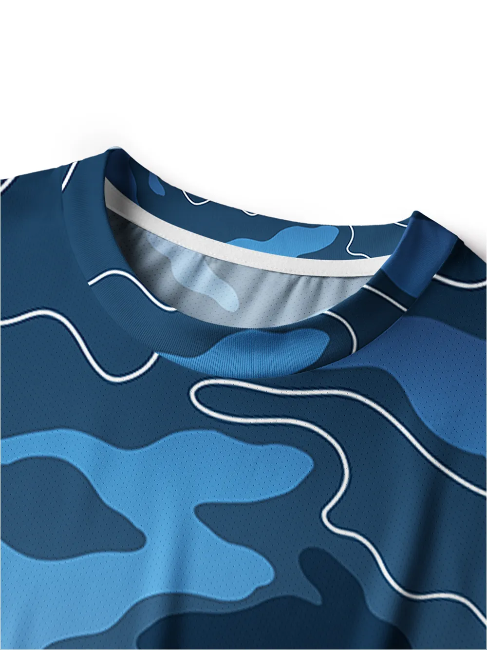 Orionride Gradient Ripple Men's Breathable Short Sleeve Technical Tee sold by Orionride product image thumbnail 4