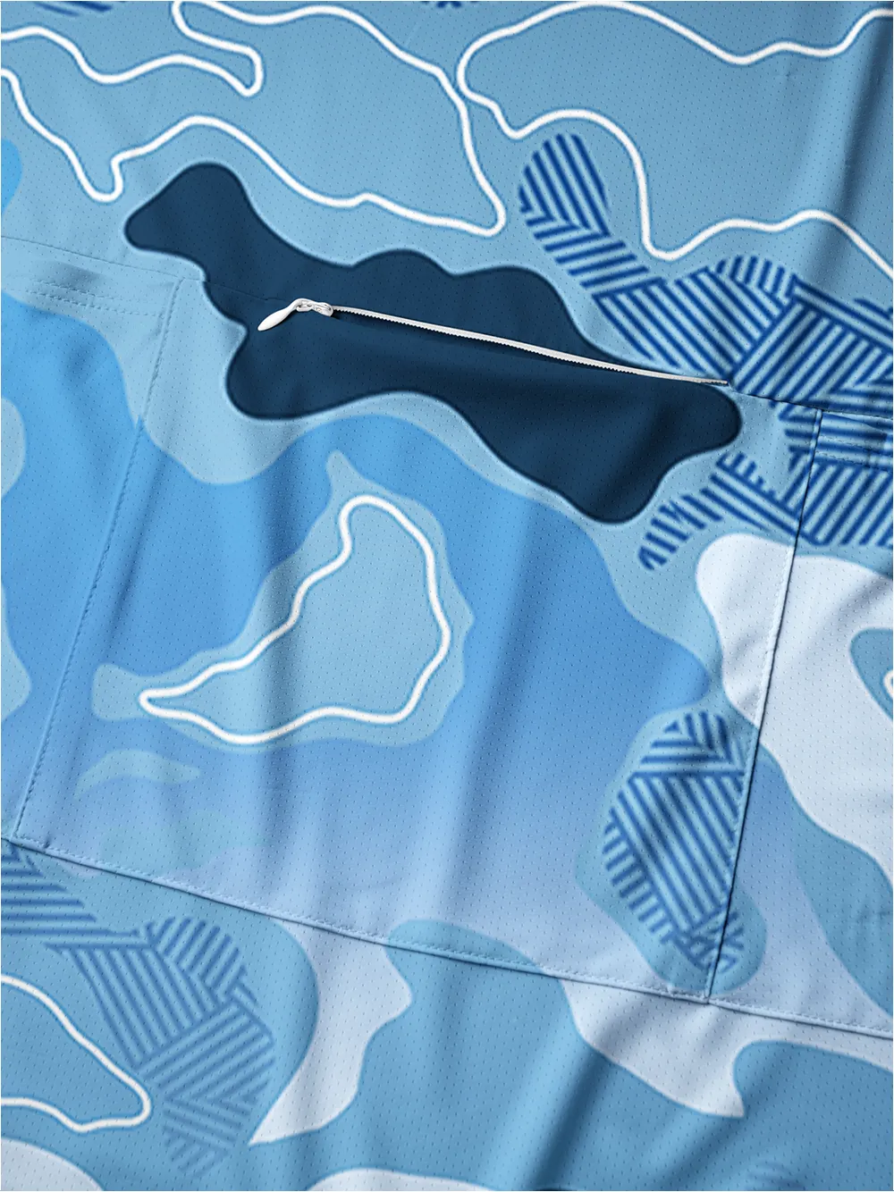 Orionride Gradient Ripple Men's Breathable Short Sleeve Technical Tee sold by Orionride product image thumbnail 5