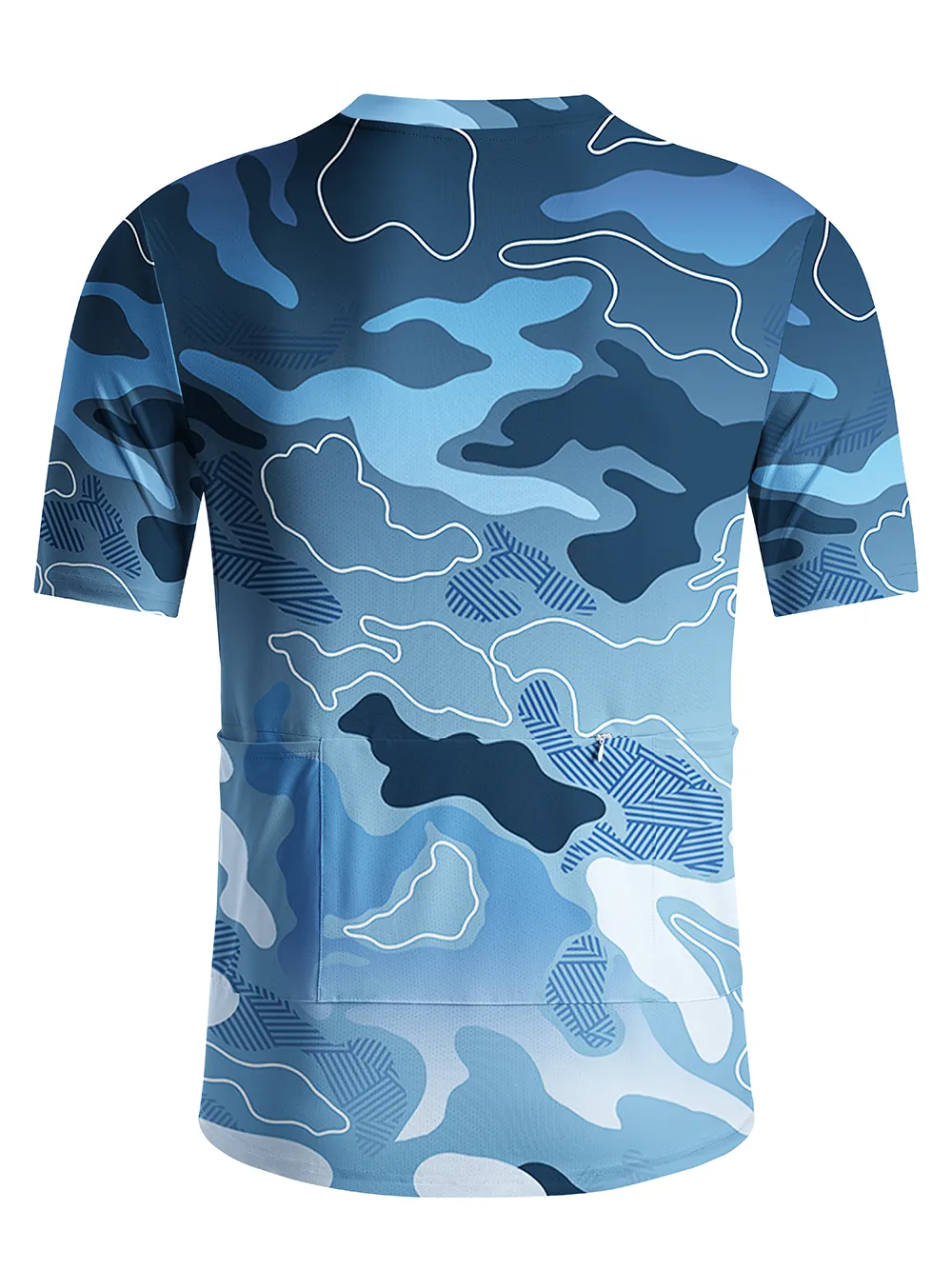 Orionride Gradient Ripple Men's Breathable Short Sleeve Technical Tee sold by Orionride product image thumbnail 3