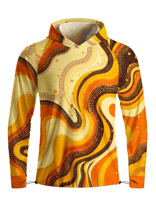 Orionride Flow Curve Long Sleeve Cycling Hoodie Shirt made by Orionride