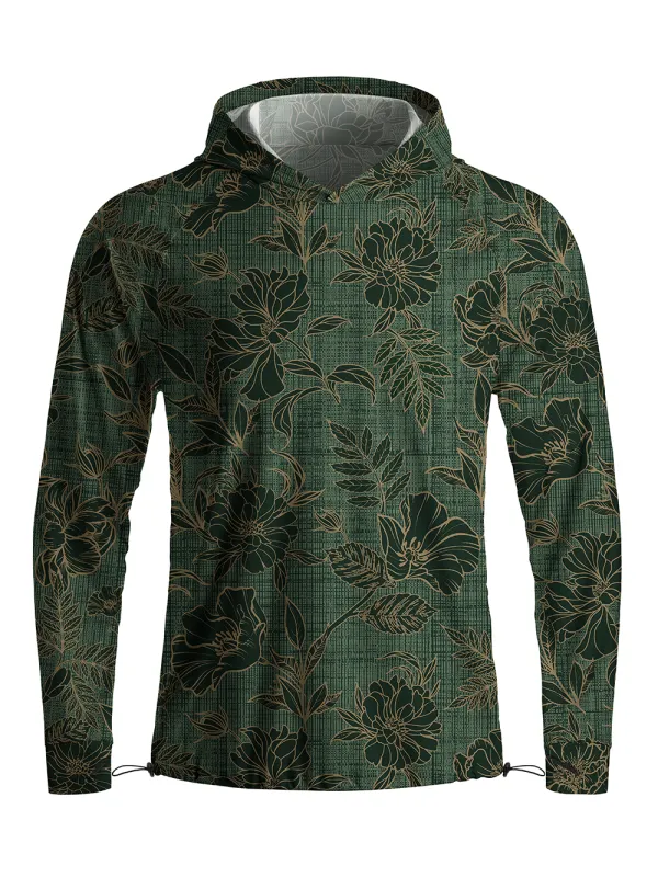 Orionride Gold lace Long Sleeve Cycling Hoodie Shirt made by Orionride