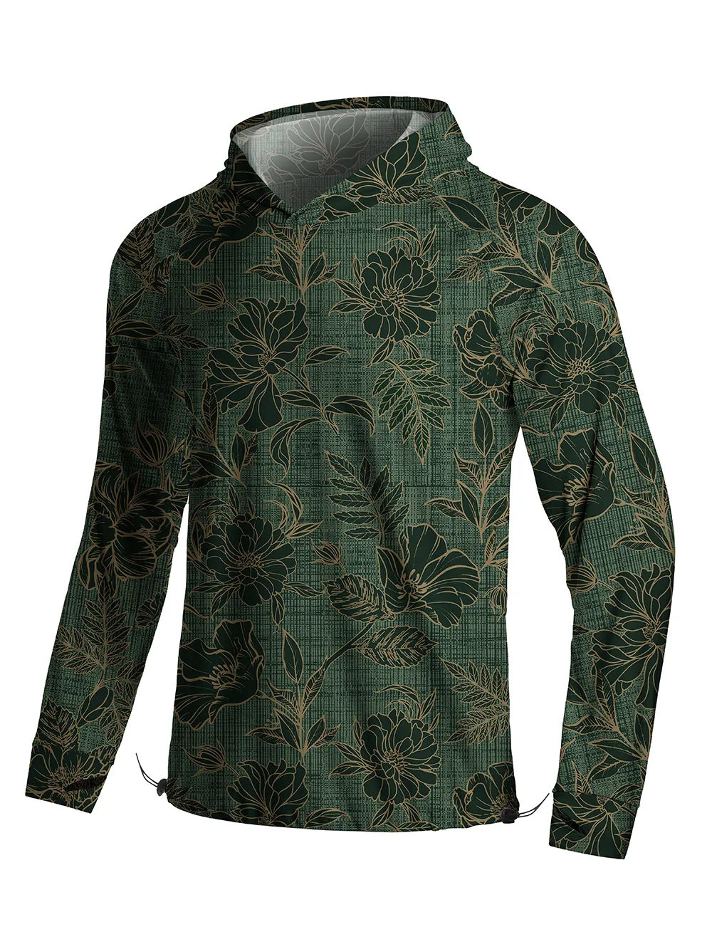 Orionride Gold lace Long Sleeve Cycling Hoodie Shirt sold by Orionride product image thumbnail 2
