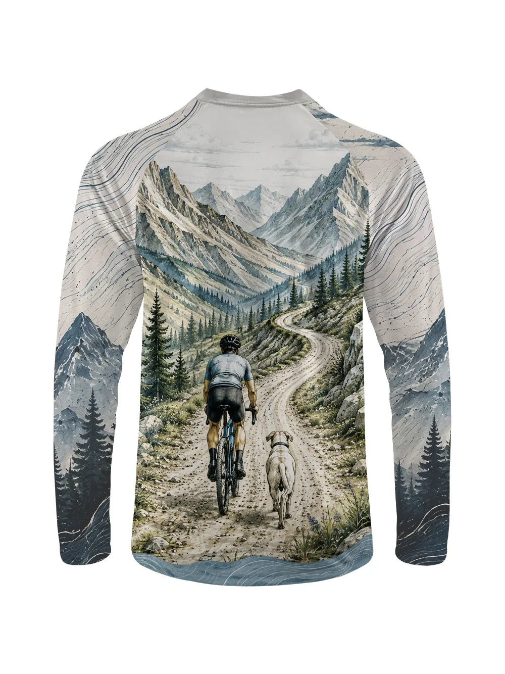 Orionride Together Mountain Trail Long Sleeve Downhill Jersey sold by Orionride product image thumbnail 3
