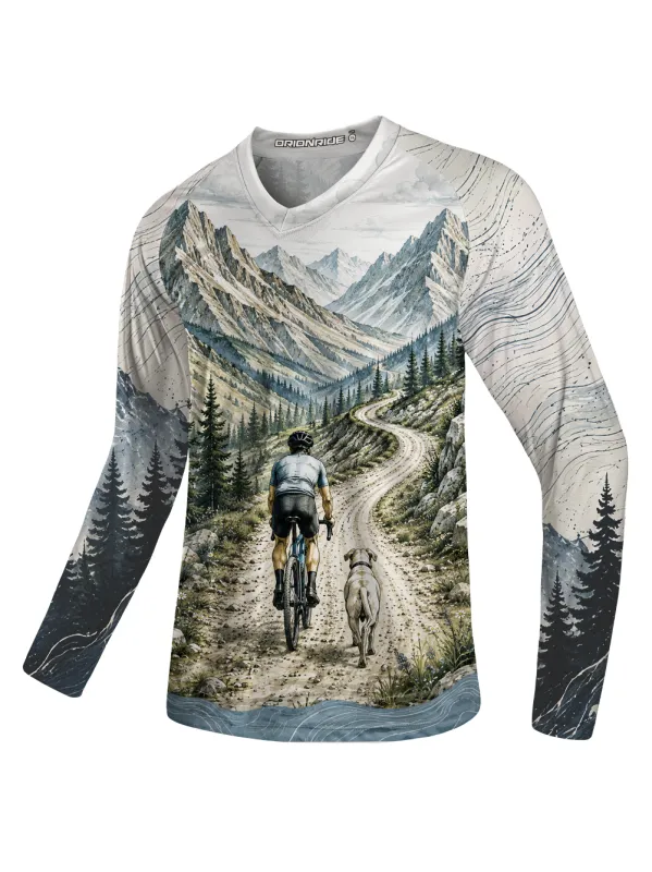Orionride Together Mountain Trail Long Sleeve Downhill Jersey made by Orionride