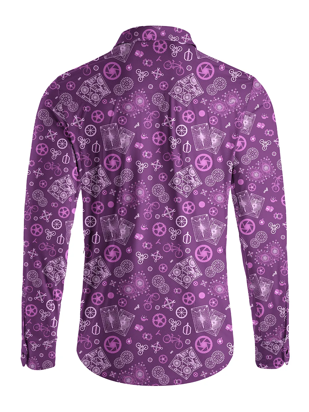 Orionride Playing Cards Men's Stretchy Breathable Long Sleeve Gravel Shirt sold by Orionride product image thumbnail 3