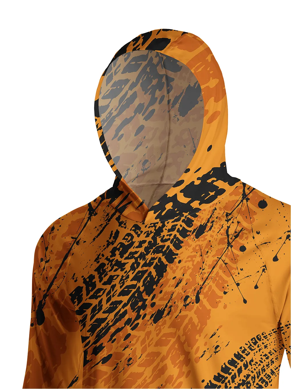 Orionride Tire Marks Long Sleeve Cycling Hoodie Shirt sold by Orionride product image thumbnail 4