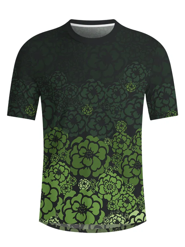 Orionride Green Life Men's Breathable Short Sleeve Technical Tee made by Orionride