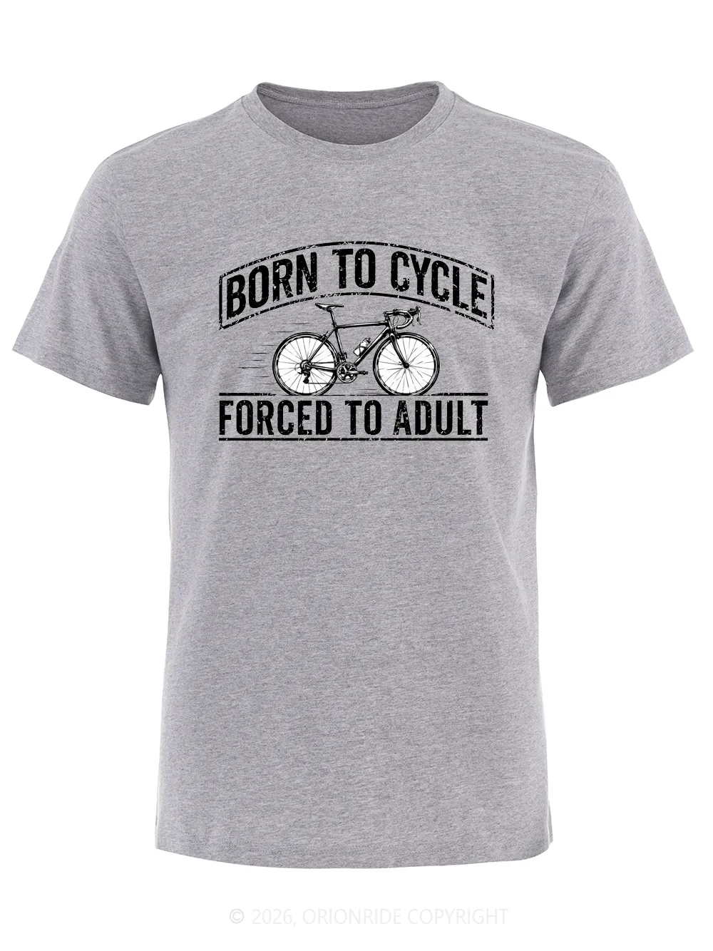 Orionride Born To Cycle Short Sleeves Bike T-Shirt sold by Orionride product image thumbnail 3