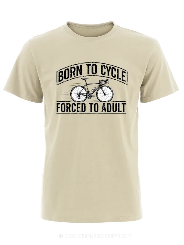 Orionride Born To Cycle Short Sleeves Bike T-Shirt made by Orionride