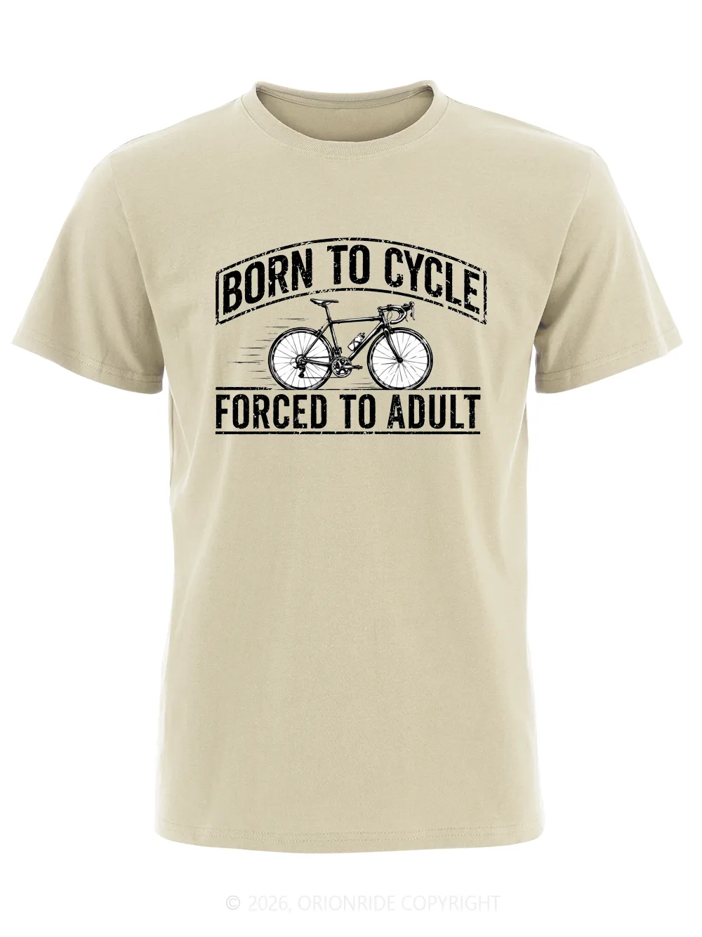 Orionride Born To Cycle Short Sleeves Bike T-Shirt sold by Orionride