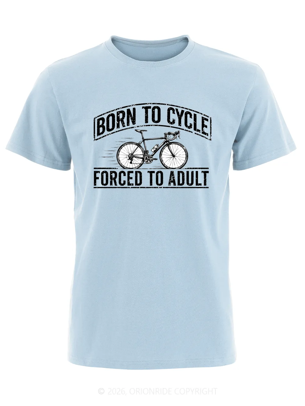 Orionride Born To Cycle Short Sleeves Bike T-Shirt sold by Orionride product image thumbnail 5