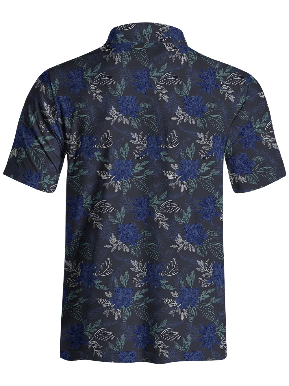 Orionride Floral Lines Men's Polo Shirt sold by Orionride product image thumbnail 2