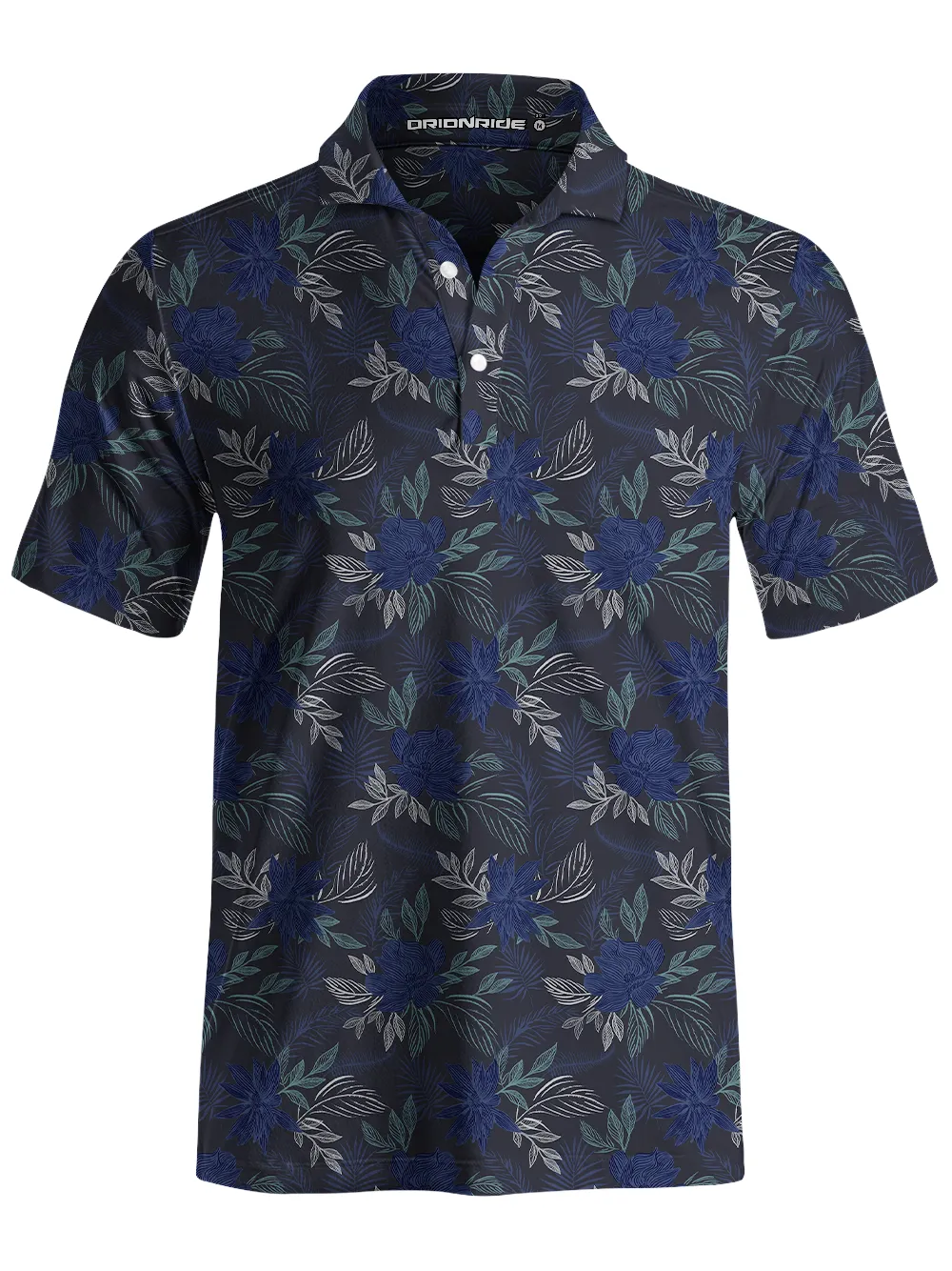 Orionride Floral Lines Men's Polo Shirt sold by Orionride