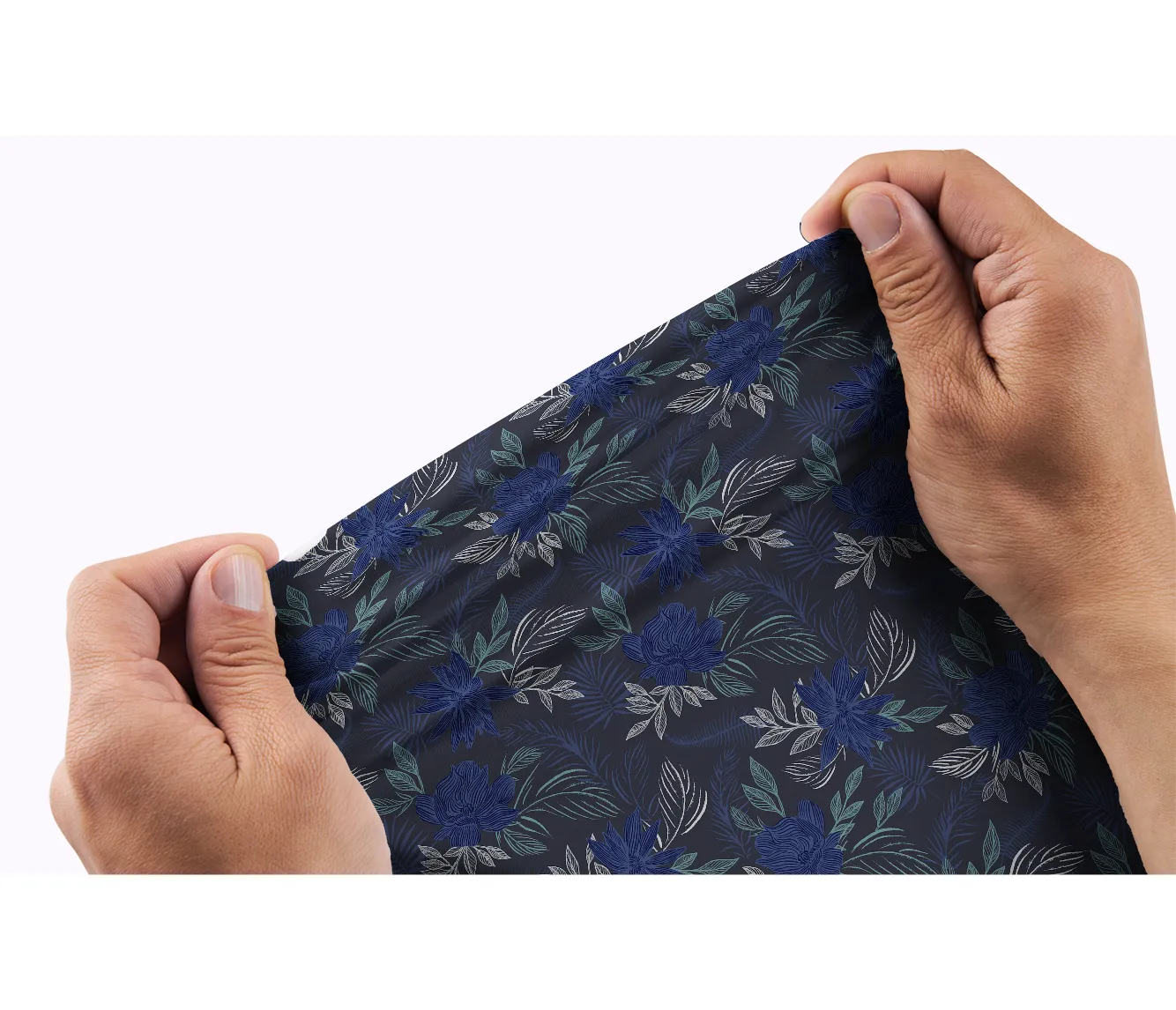 Orionride Floral Lines Men's Polo Shirt sold by Orionride product image thumbnail 4